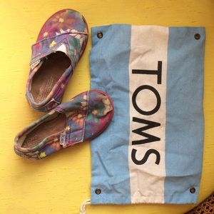 Multicolor purple TOM shoes